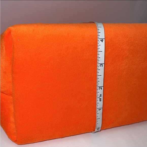 Juicy Couture Orange Velour Travel Cosmetics Bag - Picture 7 of 8